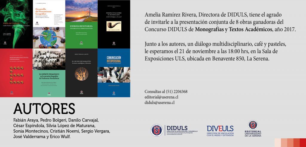 Lanzamiento de Monografías 2018