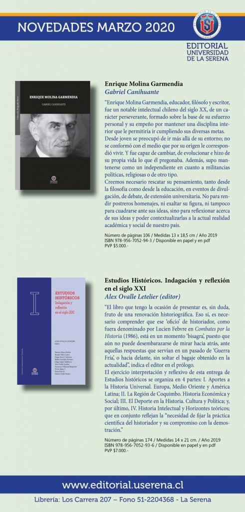 Novedades Marzo 2020