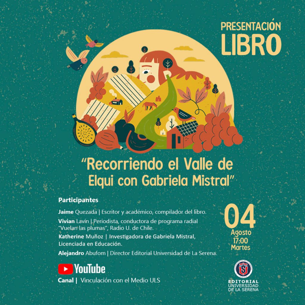 * Recorriendo el valle de Elqui con Gabriela Mistral, elegido como uno de los mejores libros del año