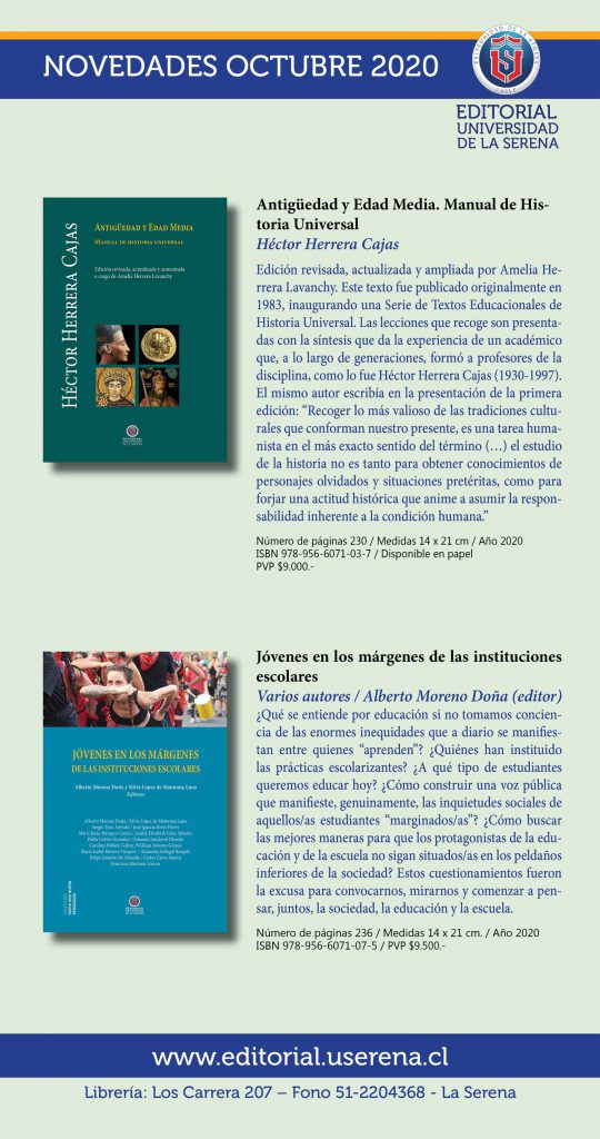 * Novedades octubre 2020