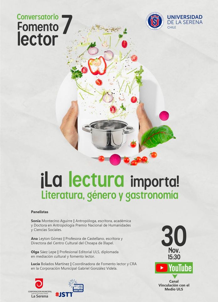 * Conversatorio Fomento Lector “Literatura, género y gastronomía”