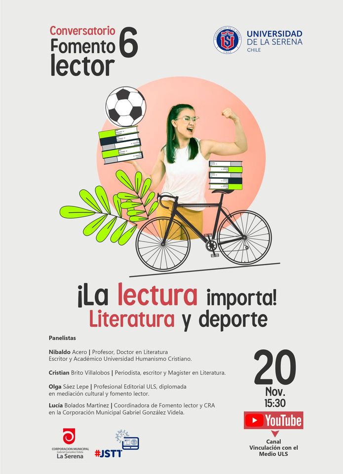 * Conversatorio Fomento Lector “La Literatura y el deporte”
