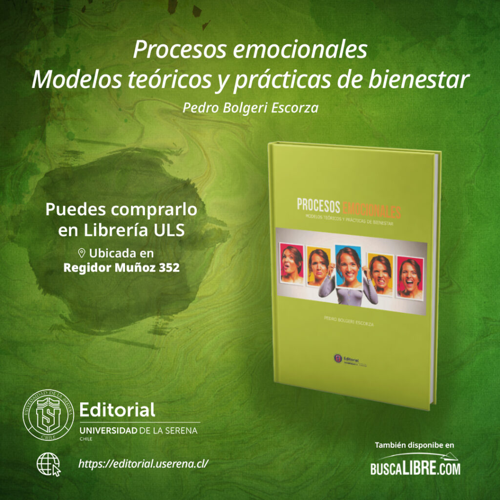 * Lanzamiento del libro Procesos emocionales. Modelos Teóricos y prácticas de bienestar de Pedro Bolgeri Escorza