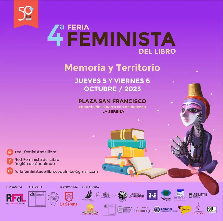 * Participación de Editorial ULS en 4a Feria Feminista del Libro